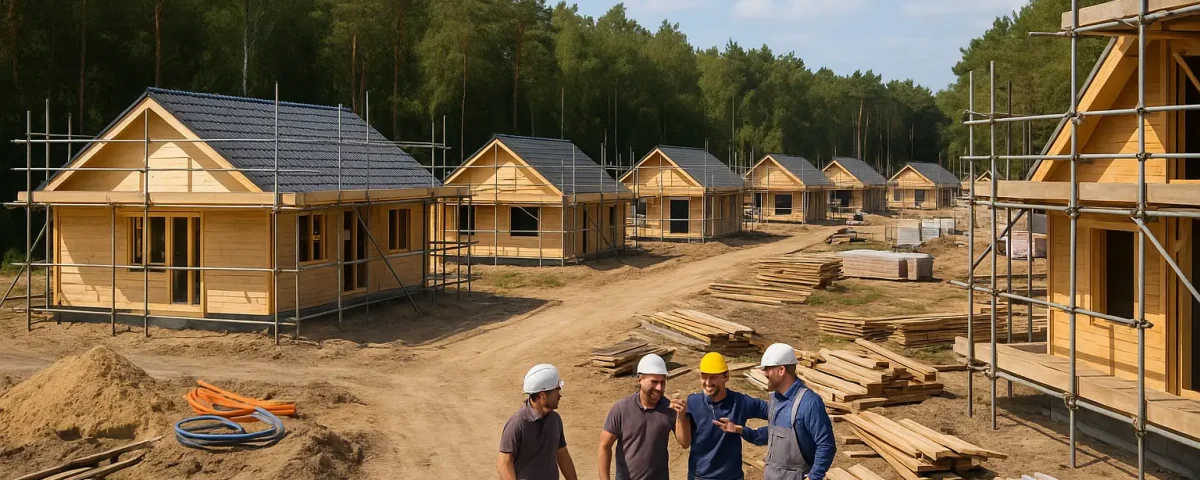 Bouwproject chaletpark Drenthe