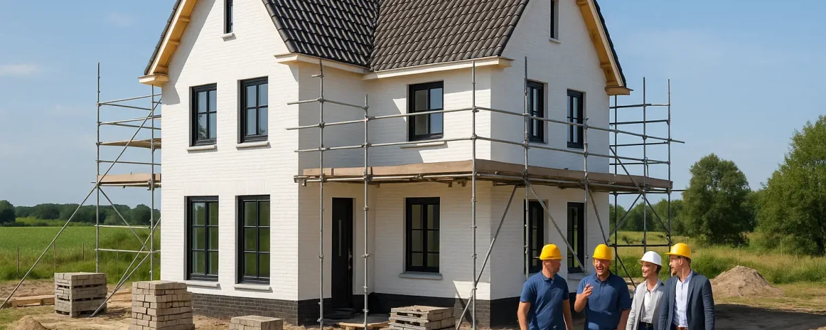 Bouwproject villa op het platteland